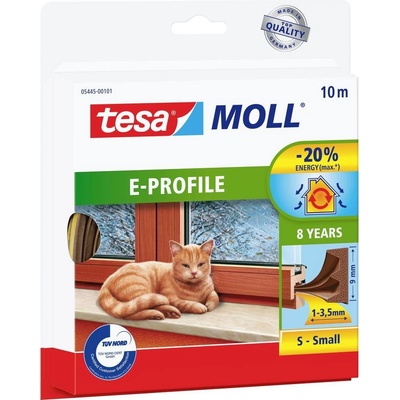 Tesa E-Profile Tesamoll 05445-00101-00 Tesniaca páska 10 m x 9 mm hnedá 1 ks