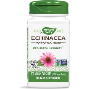 Nature's Way Echinacea Purpurea Herb/ Ехинацея (билка) 400 mg х 100 капсули Nature’s Way (12400)