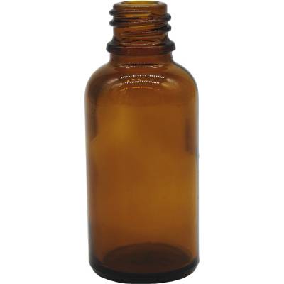 Herbarium Projekt Sklenená liekovka hnedá 30ml, hrdlo 18mm