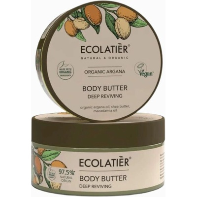 Ecolatier Telové maslo hĺbkovo vyživujúce Organic Argana 200 ml