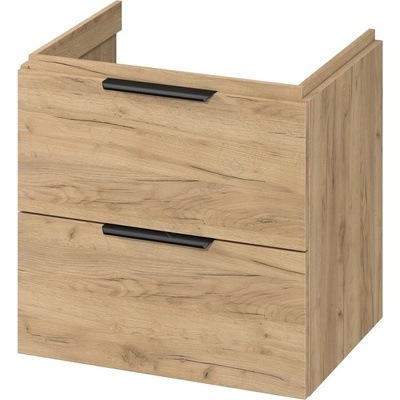 Cersanit S598-045-DSM - Окачен шкаф за баня под мивка MALIKA 60x45 см дъб (CS0198)