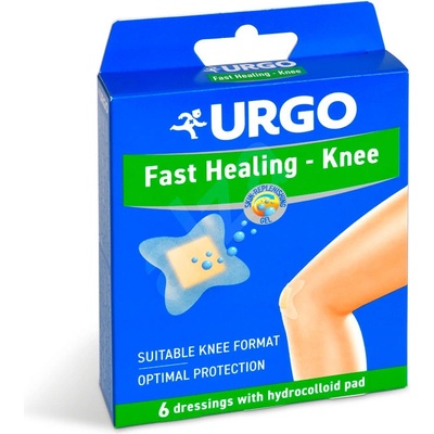 Urgo Fast Healing - Knee hydrokoloidné náplasti 6 ks