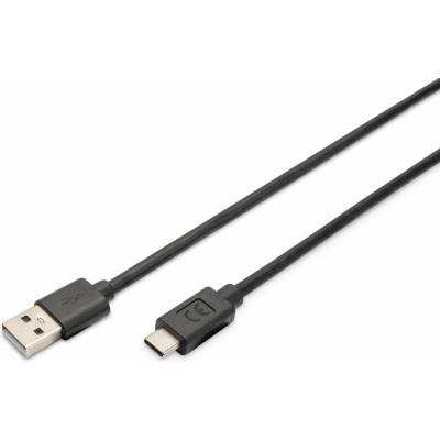 Digitus AK-300148-030-S Připojovací USB typu C, typ C na A M/M, 3A, 480 MB, verze 2.0, 3m, černý