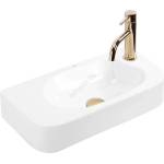 Rea REA-U3610 - Мивка за плот/стенен монтаж ODETTA 25x51 см керамика/бял гланц (RE0299)