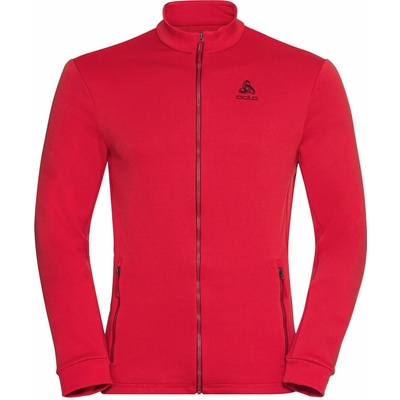 Odlo Mid Layer Full Zip Berra červená,čierna