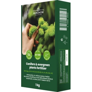 Seklos Тор за иглолистни и вечнозелени растения Conifers and evergreen plants fertilaizer - 1 кг