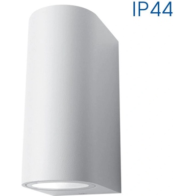 VIVALUX Фасадно осветително тяло PORTO/R - 2xGU10, бял, IP44 | Външно осветление Vivalux (VIV004665)