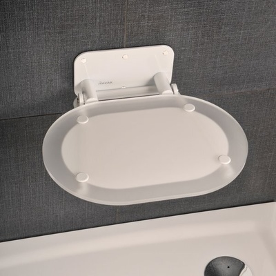 Ravak Sklopné sedátko Chrome, clear/antikoro