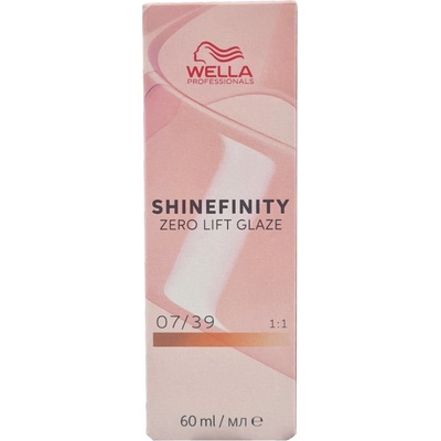 Wella Shinefinity Zero Lift Glaze 60 ml Аромат 07/39 Chroma Gold