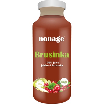 Nonage BIO Juice Brusinka & Jablko 250 ml