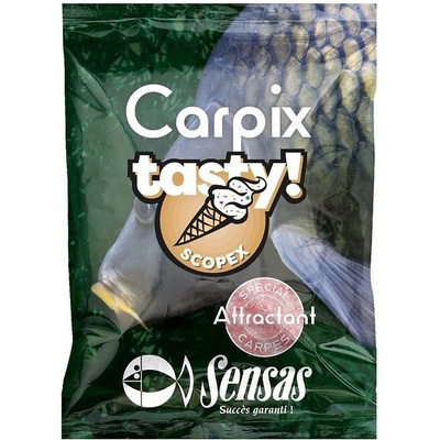 Sensas Posilňovač Carpix Powder Carp Tasty Scopex 300 g