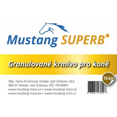 MUSTANG TRACE SUPERB 15 kg – Zbozi.Blesk.cz