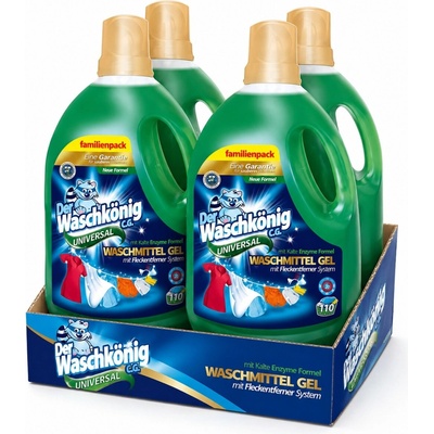 Waschkönig Univerzální prací gel 4 x 3,305 l 100 PD