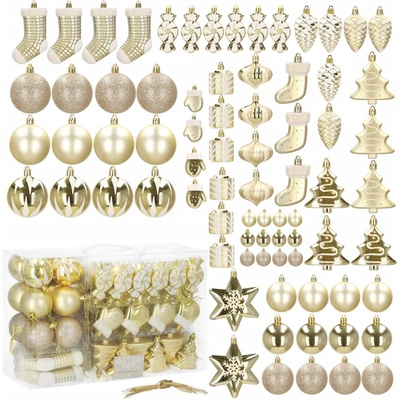 Springos CA1167 SÚPRAVA VIANOČNÝCH OZDÔB 77 KS.