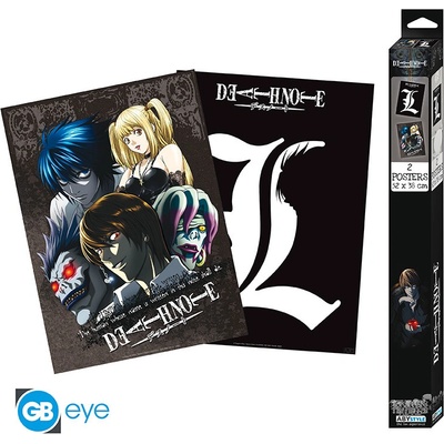 DEATH NOTE - Set 2 Posters Chibi 52 x 38 cm - L & Group, ABYDCO707