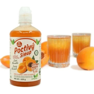 CukrStop Sirup svěží Meruňka 650 g