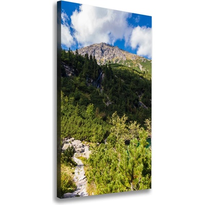 Vertikálny foto obraz na plátne Morské oko Tatry 50x100 cm