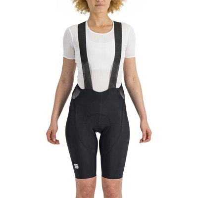 Sportful Bodyfit Classic dámske s trakmi čierna/červená
