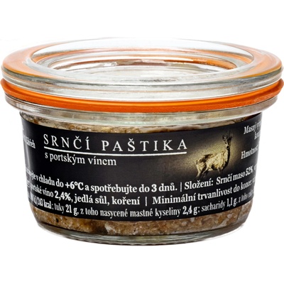 Via Delicia Srnčí paštika s portským 130 g