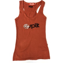 SPLIT LOGO STONE TANK Orange