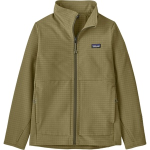 Patagonia Детско софтшел яке Patagonia Kid's R1 Techface Jacket Softshell jacket - Tent Green (703-6944-0314)