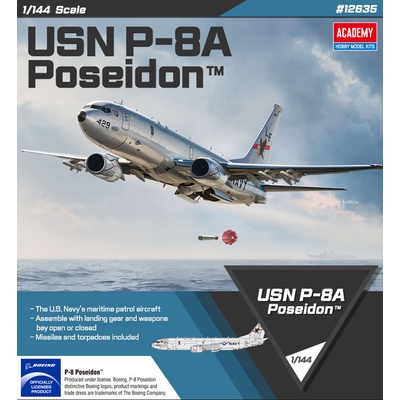 ACADEMY Model Kit letadlo 12635 USN P8A Poseidon 1:144