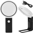Verk 09176 Multifunkčná lupa s LED osvetlením, zväčšenie 10x, 25x