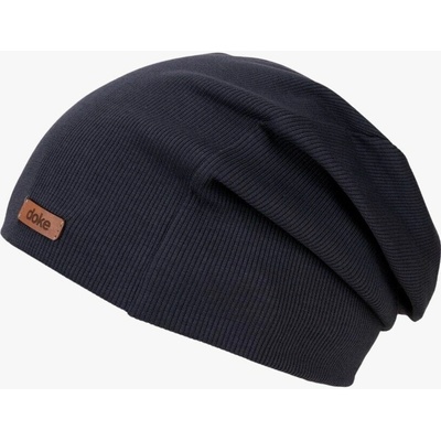 Doke detská čiapka organic rib black