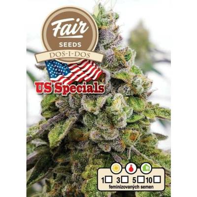 Fair Seeds Dos-i-Dos semena neobsahují THC 10 ks