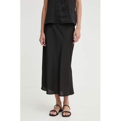 Bruuns Bazaar Пола Bruuns Bazaar AcaciaBBJoane skirt в черно дълга със стандартна кройка BBW3909 (BBW3909)