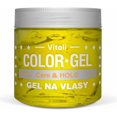 Color gel na vlasy žltý Panthenol 390ml