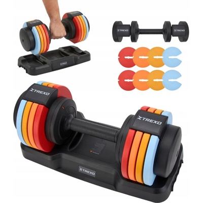 XTREXO Nastaviteľná činka 25 kg