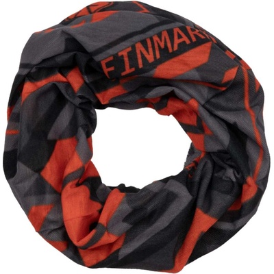 Finmark detská multifunkčná šatka FS-330 čierna oranžová