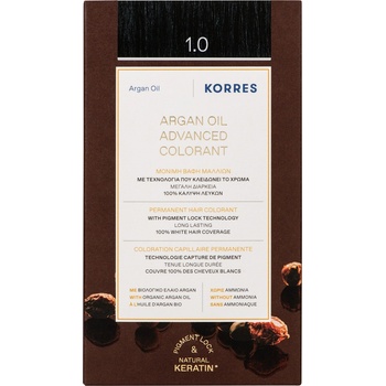 KORRES Боя за коса с арганово масло, 1.0 Черно