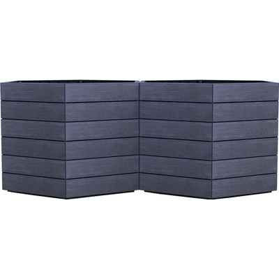 Garantia Ergo Vario 1 Vysoký záhon Wood plast 190 x 190 x 75 cm antracit 645210