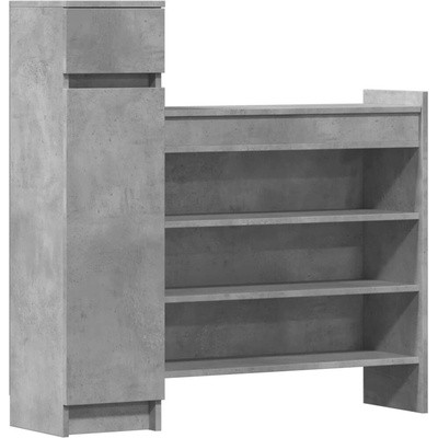 VidaXL betonově šedý 100,5 x 28 x 100 cm 840425