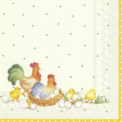 Villeroy & Boch Servítky veľké New Easter Farmers 33x33cm