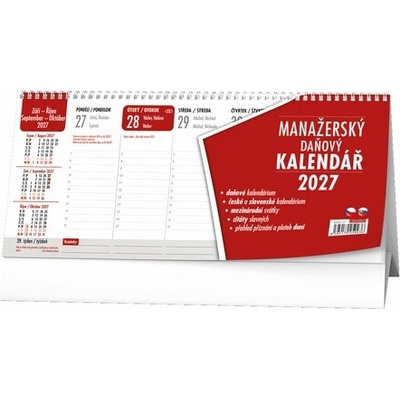 Manažerský daňový stolní Baloušek 2027