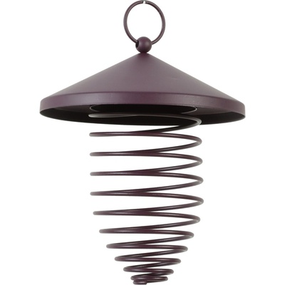 Zolux Kŕmidlo vonkajší Spiral na lojové gule kov 11 cm fialová