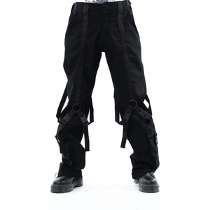 Chemical black мъжки панталони - baggy CHEMICAL BLACK - CASIMIR - BLACK - P-CSMRM-B