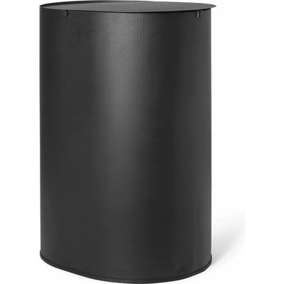 Enkel Ferm LIVING Kôš na odpadky 40 l, čierna, uhlíkový oceľ