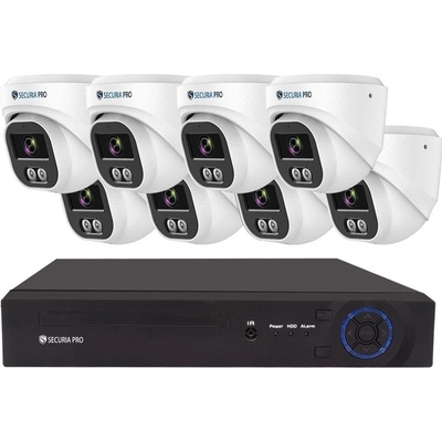 Securia Pro NVR8CHV4S-W DOME 2TB