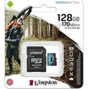 Image 1 of Kingston microSDXC Canvas Go Plus 128GB C10/UHS-I/U3/A2 SDCG3/128GB