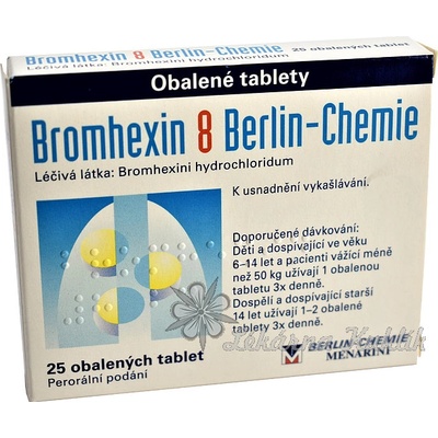 BROMHEXIN BERLIN-CHEMIE POR 8MG TBL OBD 25