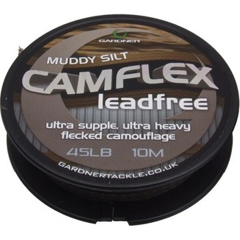 Gardner šnúra Camflex Leadfree 65lb 10m Weedy Green