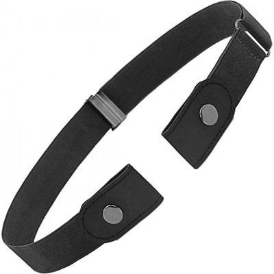 Elastický pásek na kalhoty bez spony Elastic Belt černý