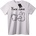 NOONEBRAND Тениска Fuck Love - 7XL, Black