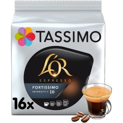 Douwe Egberts Tassimo L'OR Espresso Fortissimo 16 бр