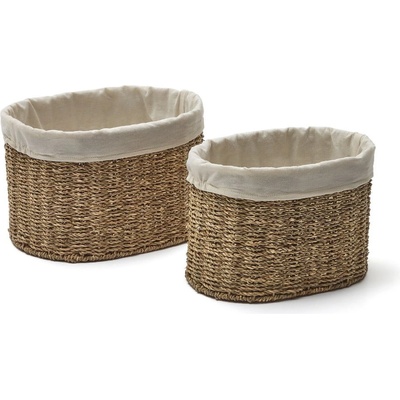 Kave Home Tossa košík přírodní 35 x 25 x 25 cm