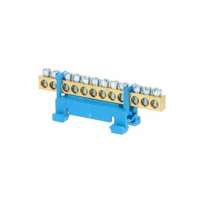 Eleman 1000007 Můstek N 12 (svorkovnice 12x16mm2), nekrytý IP00, modrý, 63A, na DIN – Sleviste.cz